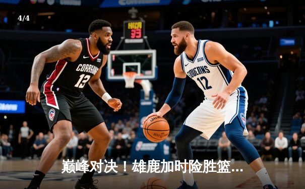 巅峰对决！雄鹿加时险胜篮网，字母哥狂砍44分率队捍卫主场 - 4